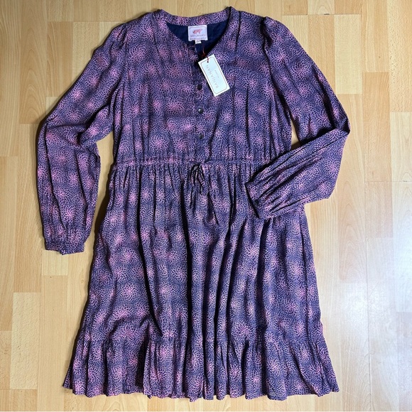 Banjanan Dresses & Skirts - Banjanan NWT Sidra Dress in Petal Power Blueprint Med